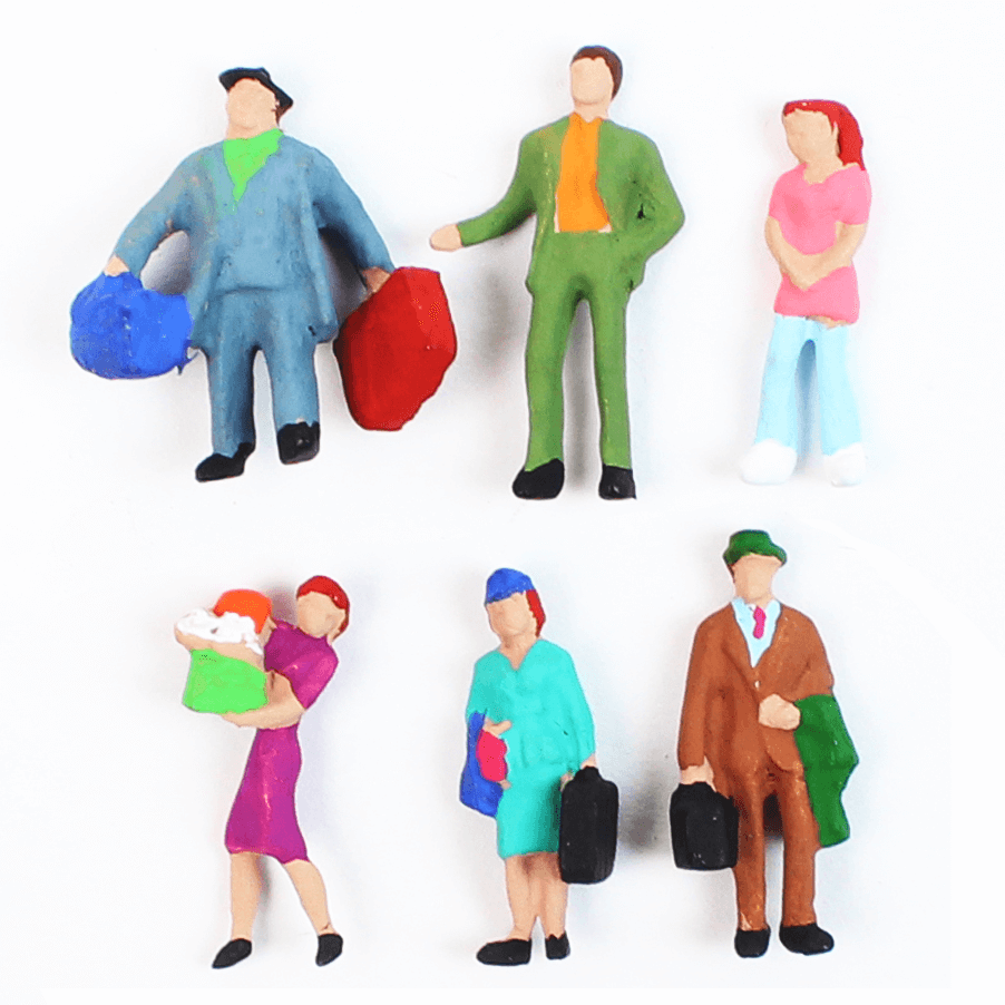 Figuras Para Maquetes 1/100 633 Minitec 06 Peças